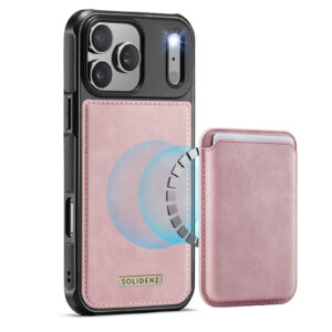 Solidenz MagSafe Wallet Backcover voor iPhone 17 Pro Max – Roze Main Image
