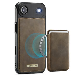 Solidenz MagSafe Wallet Backcover voor iPhone Air - Bruin
