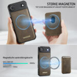 Solidenz MagSafe Wallet Backcover voor iPhone Air – Bruin - 5