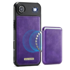 Solidenz MagSafe Wallet Backcover voor iPhone Air - Paars