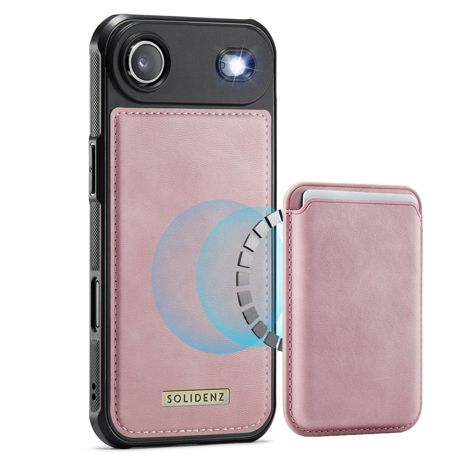 Solidenz MagSafe Wallet Backcover voor iPhone Air – Roze 1 Solidenz MagSafe Wallet Backcover voor iPhone Air – Roze 1