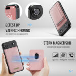 Solidenz MagSafe Wallet Backcover voor iPhone Air – Roze - 3