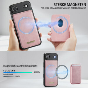 Solidenz MagSafe Wallet Backcover voor iPhone Air – Roze - 4