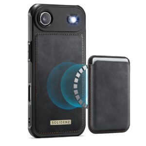 Solidenz MagSafe Wallet Backcover voor iPhone Air - Zwart