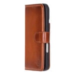 Solidenz Moda Book iPhone Air echt leren hoesje – Bruin - 3