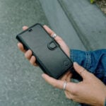 Solidenz Moda Book iPhone 17 Pro echt leren hoesje – Zwart - 8