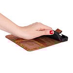 Solidenz Moda Book Samsung Galaxy S25 Edge echt leren hoesje – Lichtbruin - 6