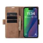 Solidenz Urban Book iPhone Air hoesje – Bruin - 4