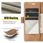 Solidenz Urban Book iPhone 17 Pro hoesje – Bruin - 9