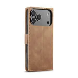 Solidenz Urban Book iPhone 17 Pro Max hoesje – Bruin - 3
