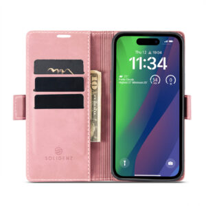 Solidenz Urban Book iPhone 17 hoesje – Roze - 4