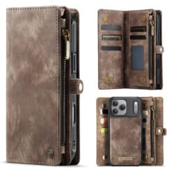 Solidenz Urban Wallet iPhone 17 Pro Max hoesje - Bruin
