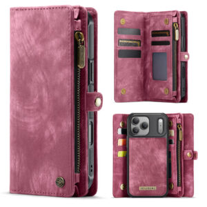 Solidenz Urban Wallet iPhone 17 Pro hoesje - Rood Solidenz Urban Wallet iPhone 17 Pro hoesje - Rood