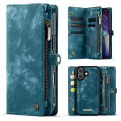 Solidenz Urban Wallet iPhone 17 hoesje - Blauw