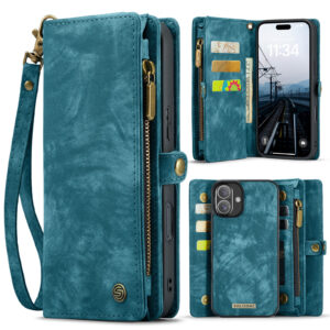 Solidenz Urban Wallet iPhone 17 hoesje - Blauw