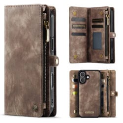 Solidenz Urban Wallet iPhone 17 hoesje - Bruin