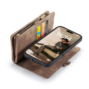 Solidenz Urban Wallet iPhone 17 hoesje – Bruin - 7