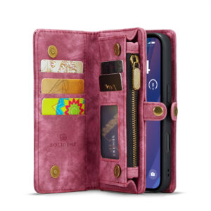 Solidenz Urban Wallet iPhone 17 hoesje – Rood - 5