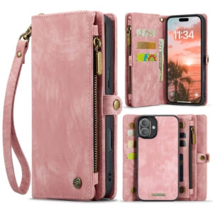 Solidenz Urban Wallet iPhone 17 hoesje - Roze