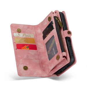 Solidenz Urban Wallet iPhone 17 hoesje – Roze - 2