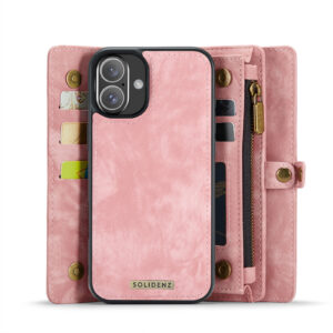 Solidenz Urban Wallet iPhone 17 hoesje – Roze - 4