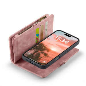 Solidenz Urban Wallet iPhone 17 hoesje – Roze - 7