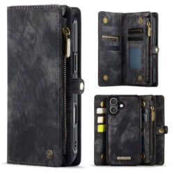Solidenz Urban Wallet iPhone 17 hoesje - Zwart