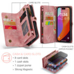 Solidenz Urban Wallet iPhone Air hoesje – Roze - 10