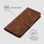 Solidenz bookcase iPhone 14 Plus – Bruin - 2