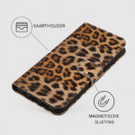 Solidenz bookcase iPhone 13 Pro - Luipaard - afbeelding 3