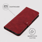 Solidenz bookcase Samsung Galaxy A56 / A36 - Rood - afbeelding 3