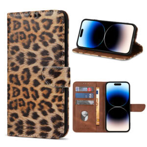 Solidenz bookcase iPhone 17 Pro Max - Luipaard