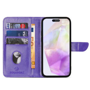 Solidenz bookcase iPhone 17 – Paars - 3