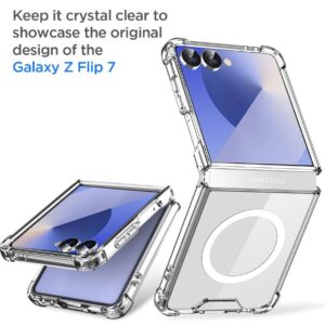 Stevig transparant Samsung Galaxy Z Flip 7 hoesje met MagSafe - 6