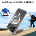 Stevig transparant iPhone 17 Pro Max hoesje met MagSafe - 4