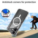 Stevig transparant iPhone 17 hoesje met MagSafe - 3