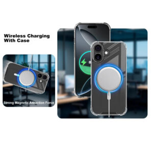 Stevig transparant iPhone 17 hoesje met MagSafe - 4