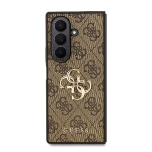 Guess 4G Metal Logo Samsung Galaxy Z Fold7 hoesje – Bruin - 1