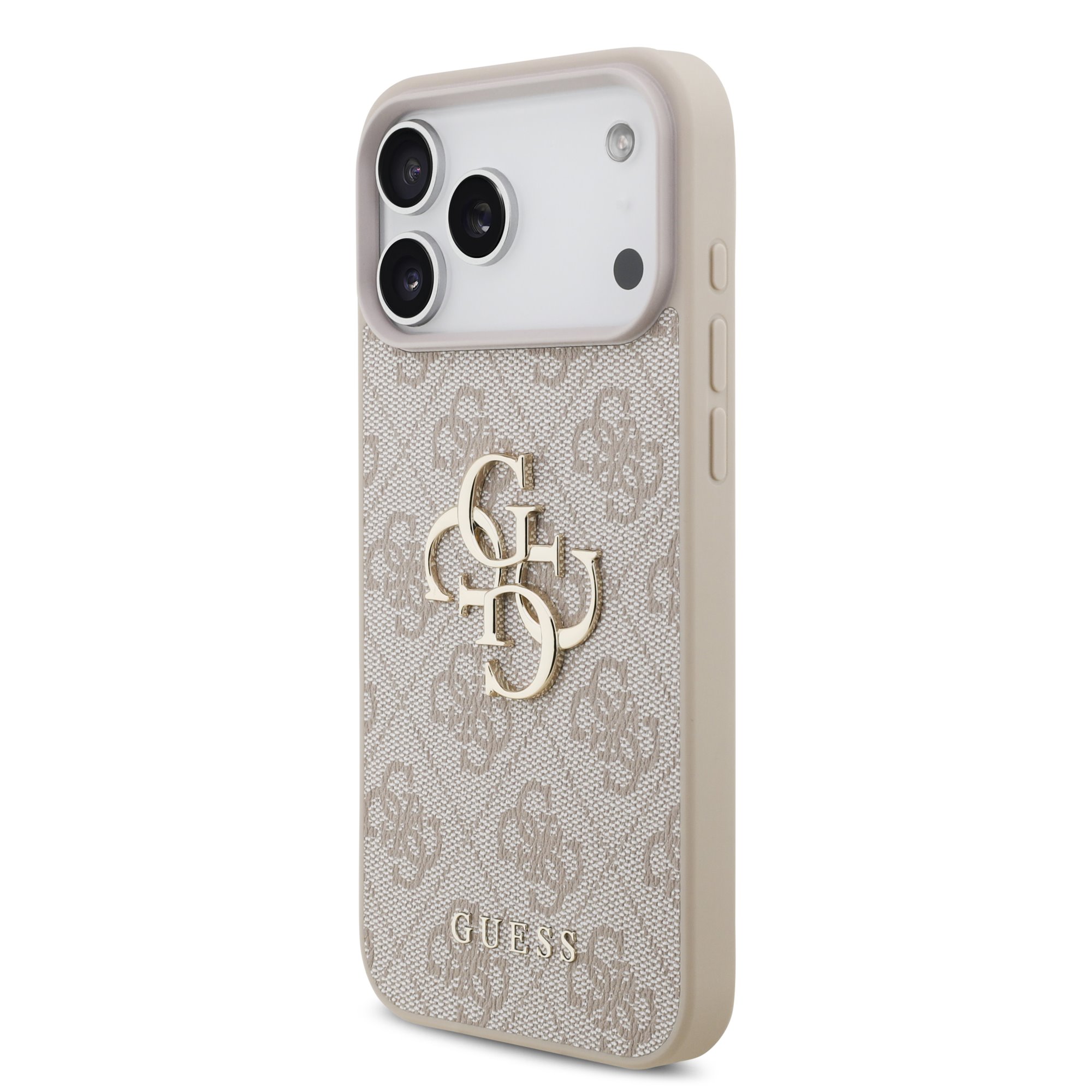CG MOBILE Guess 4G PU Classic logo compatibel met MagSafe-hoes voor iPhone 17 Pro (bruin