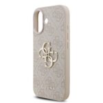 Guess 4G Metal Logo iPhone 17 hoesje – Met Polskoord – Roze - 3