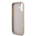 Guess 4G Metal Logo iPhone 17 hoesje – Met Polskoord – Roze - 4