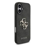 Guess 4G Metal Logo iPhone 17 hoesje – Met Polskoord – Zwart - 2