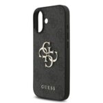 Guess 4G Metal Logo iPhone 17 hoesje – Met Polskoord – Zwart - 3