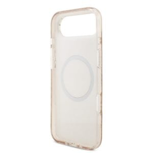 Guess IML Flowers Allover iPhone Air hoesje – Met MagSafe en Koord – Roze - 4