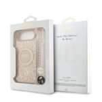 Guess IML Flowers Allover iPhone Air hoesje – Met MagSafe en Koord – Roze - 6