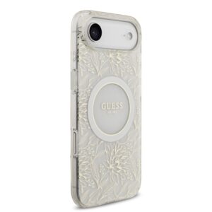 Guess IML Flowers Allover iPhone Air hoesje – Met MagSafe en Koord – Wit - 2