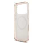 Guess IML Flowers Allover iPhone 17 Pro hoesje – Met MagSafe en Koord – Roze - 4