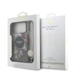 Guess IML Flowers iPhone 17 Pro Max hoesje – Met MagSafe en Koord – Zwart - 6