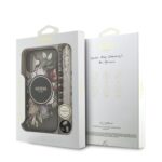 Guess IML Flowers iPhone 17 hoesje – Met MagSafe en Koord – Zwart - 6