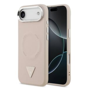 Guess Triangle Logo iPhone Air hoesje met MagSafe - Roze